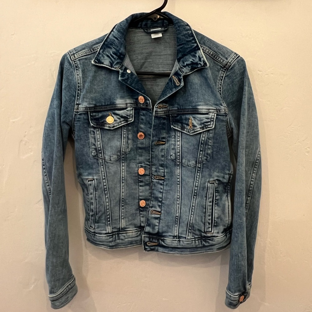 H&M cropped denim jacket